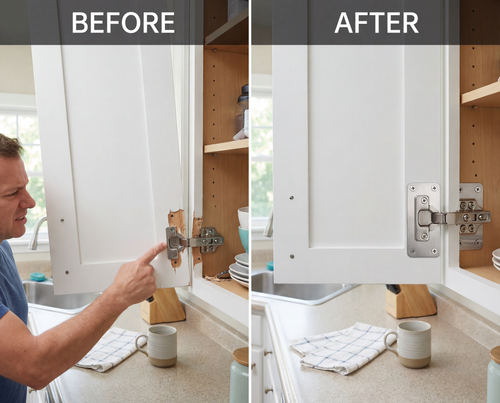 3-Minute Cabinet Hinge Repair Kit